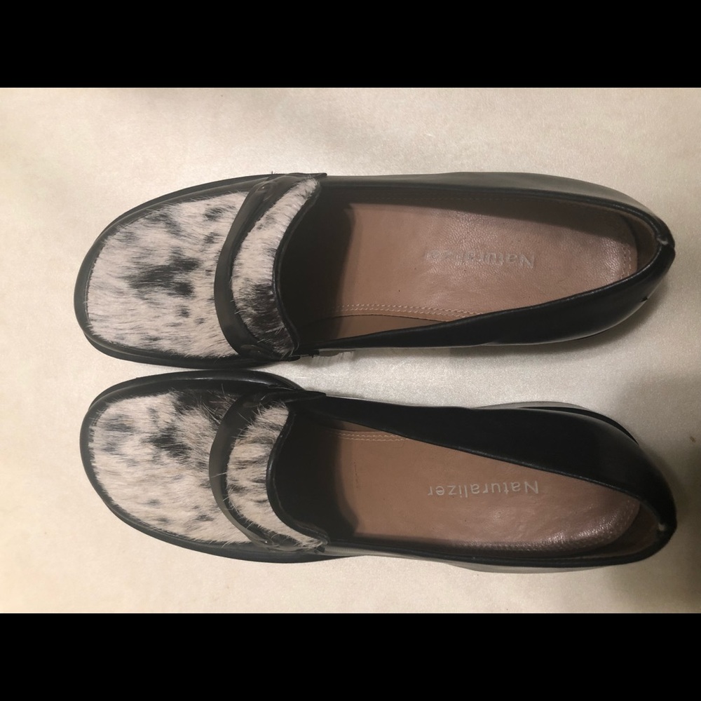 Naturalizer Ponyhair loafer 7M, worn twice